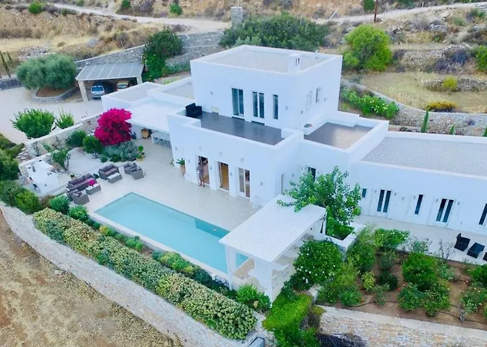 Luxury Alaia With Panoramic Views, Kostos, Paros Villa *