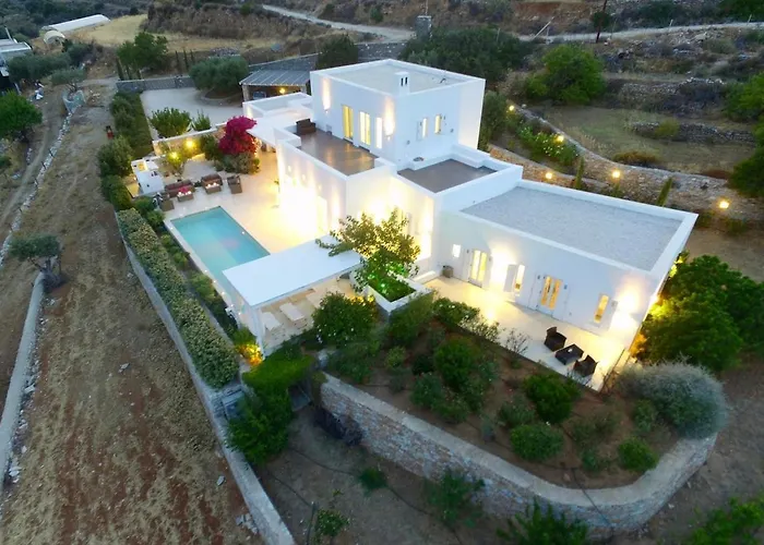 Luxury Alaia With Panoramic Views, Kostos, Paros Villa *